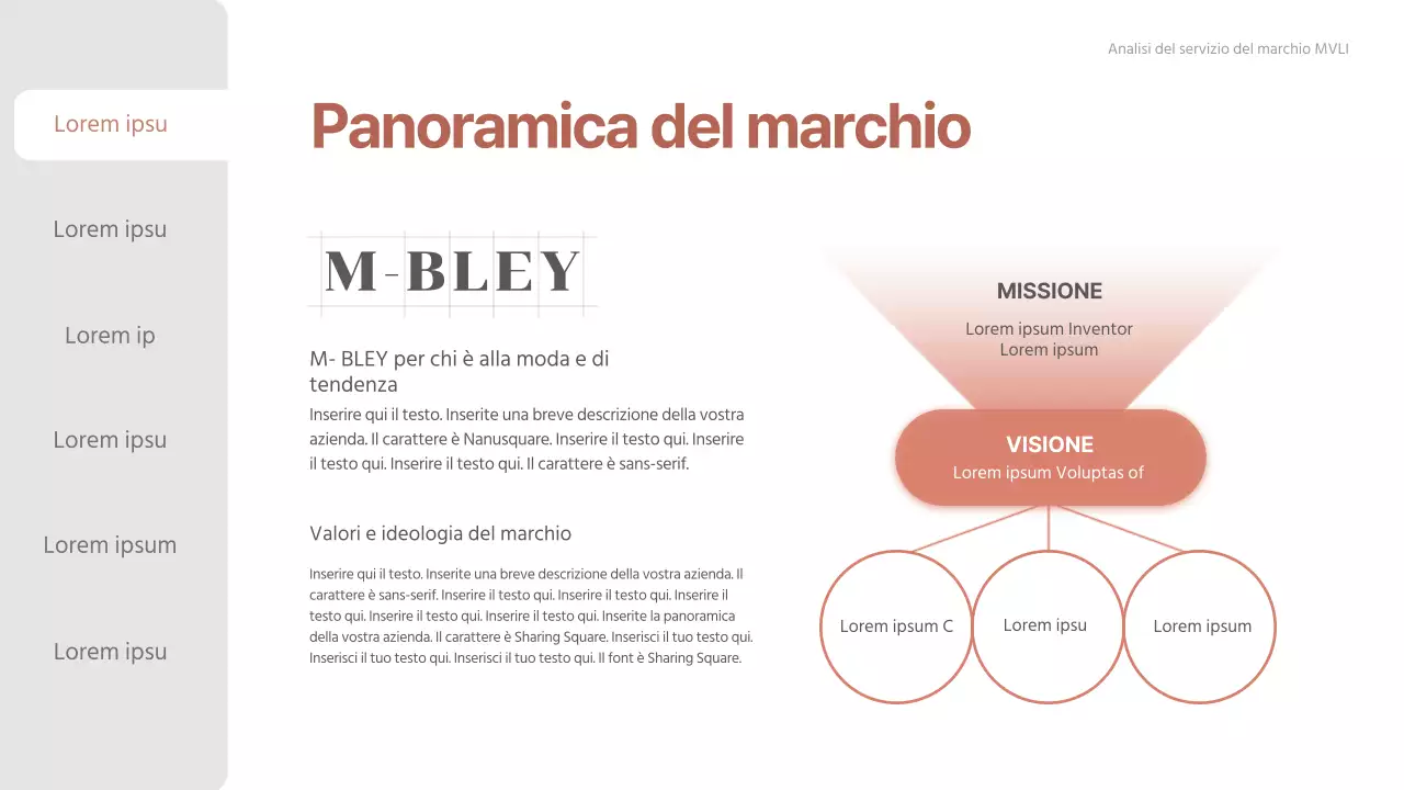 Rapporto di consulenza pulito rosa-beige sfumato