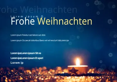 Ein gesegneter Weihnachtsgottesdienst