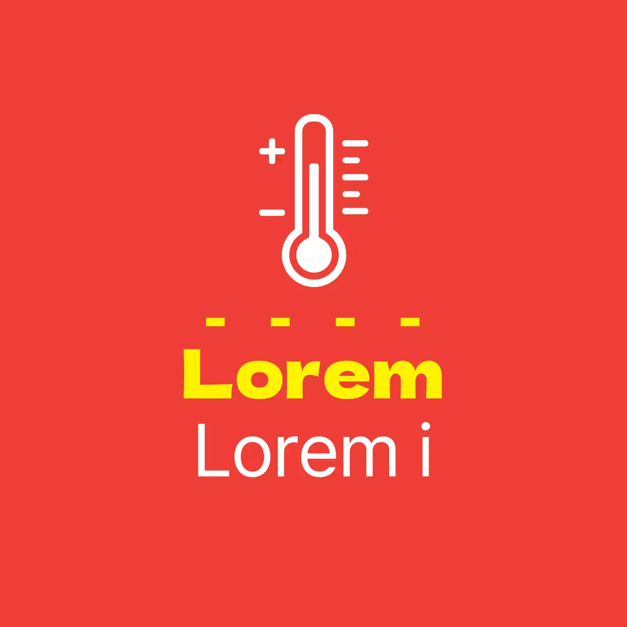 Illustration orange-jaune Guide de température Corona