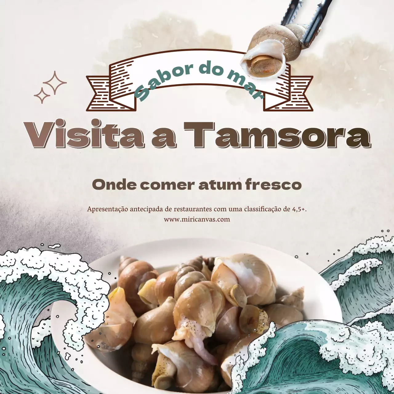 Apresentação do restaurante brown and blue tamsora