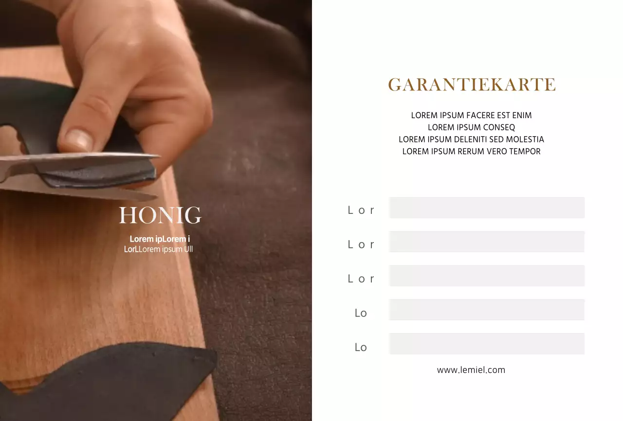 Braunes Leder Textur Luxuriöse handgemachte Lederarbeiter Postkarten