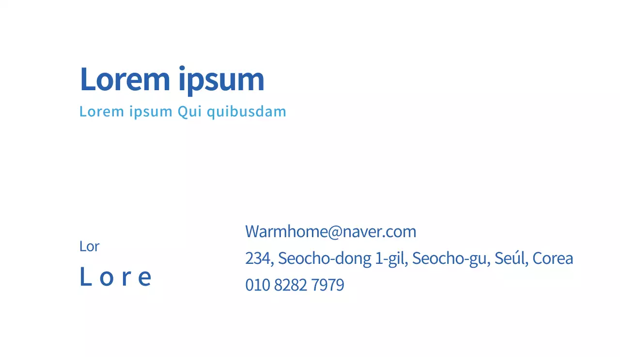 Azul simple ilustración agente inmobiliario