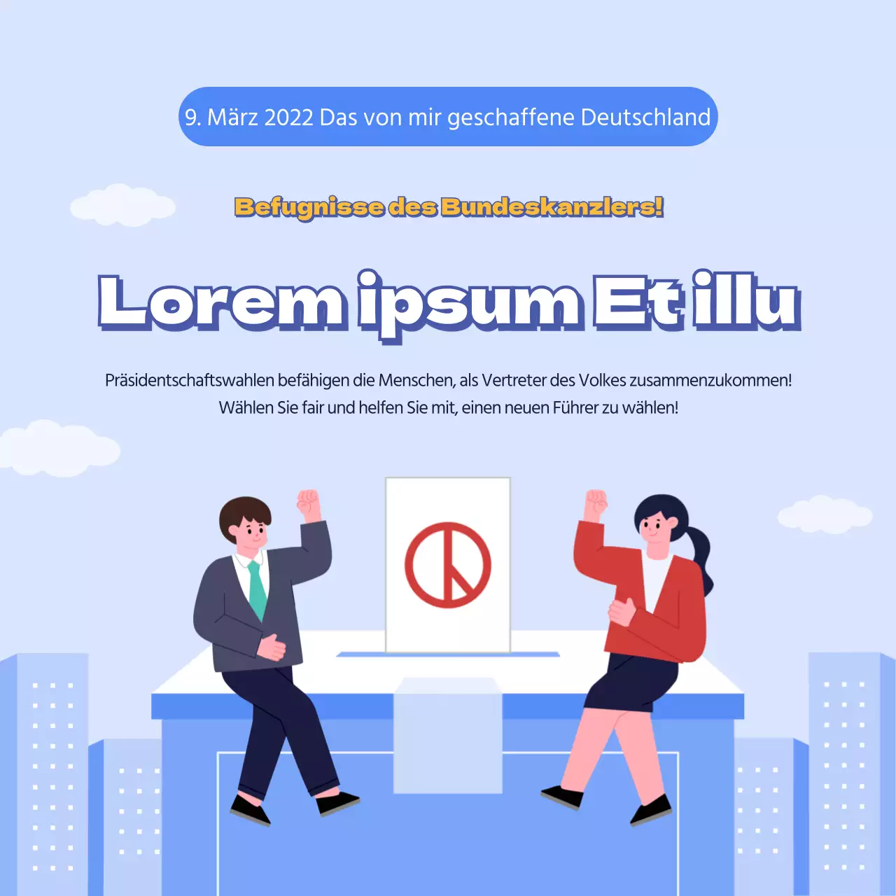 Die Präsidentschaftswahlen auf einen Blick in Blau: Welche Befugnisse hat der Präsident? Wählen Sie bei den 20. Präsidentschaftswahlen