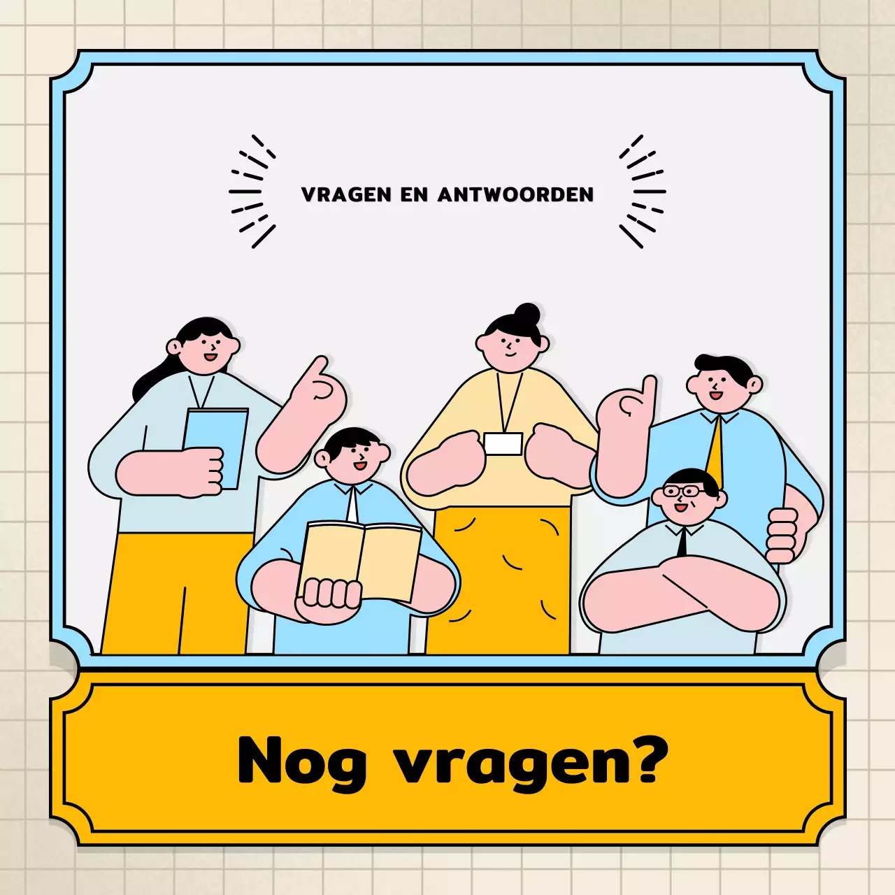 Lichtblauwe en gele tekstballonnen en schattige illustratiestijl