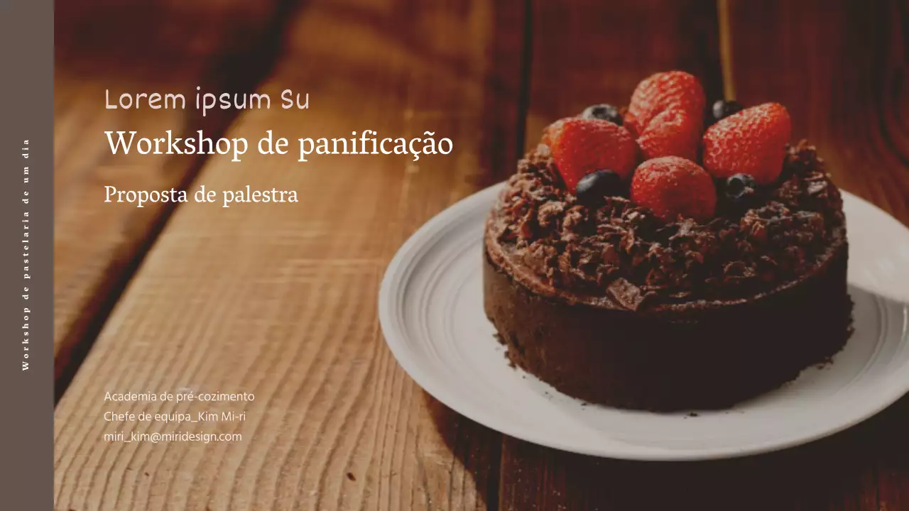 Proposta de um curso de panificação de um dia em bege