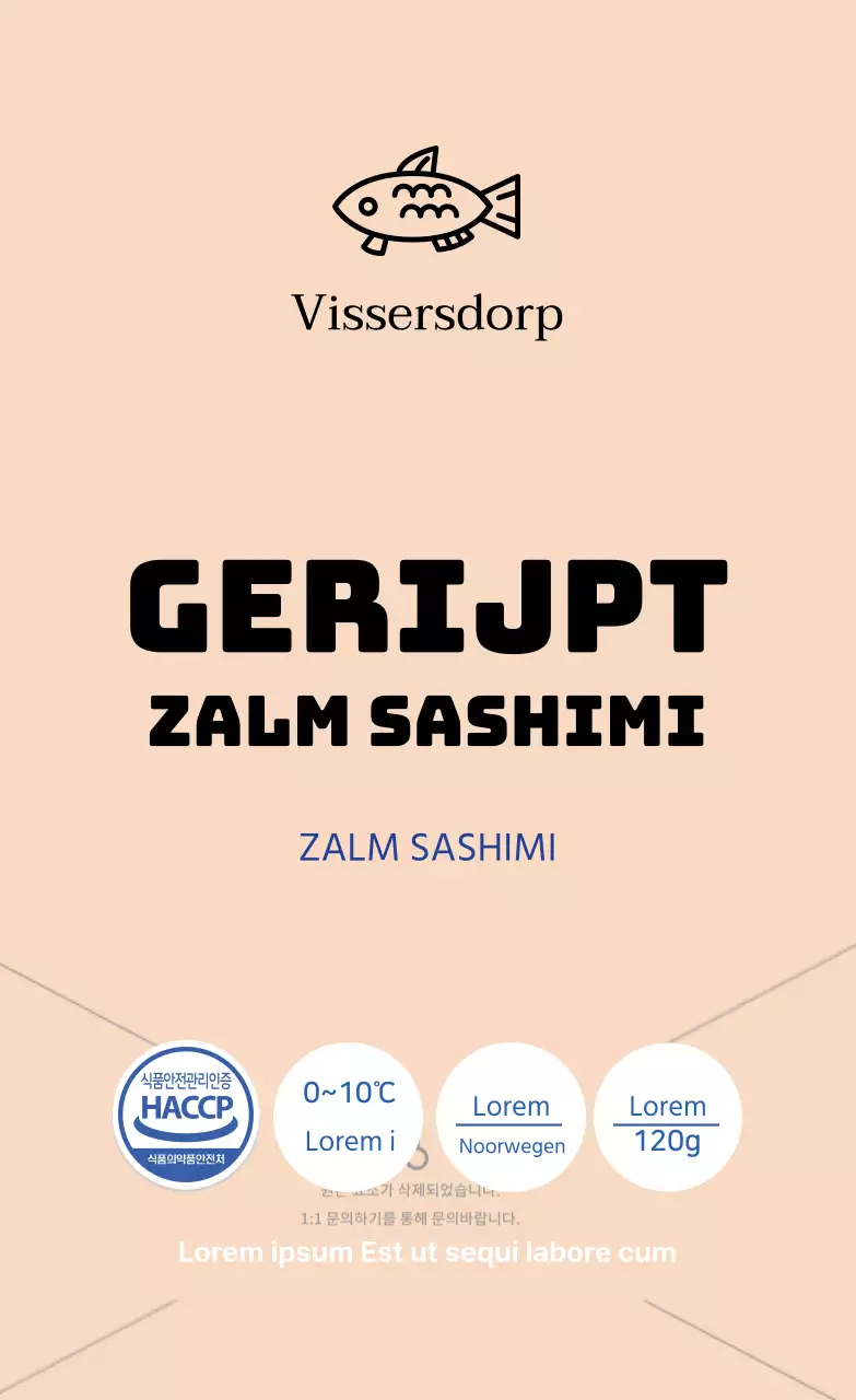 Sashimi van gerijpte zalm