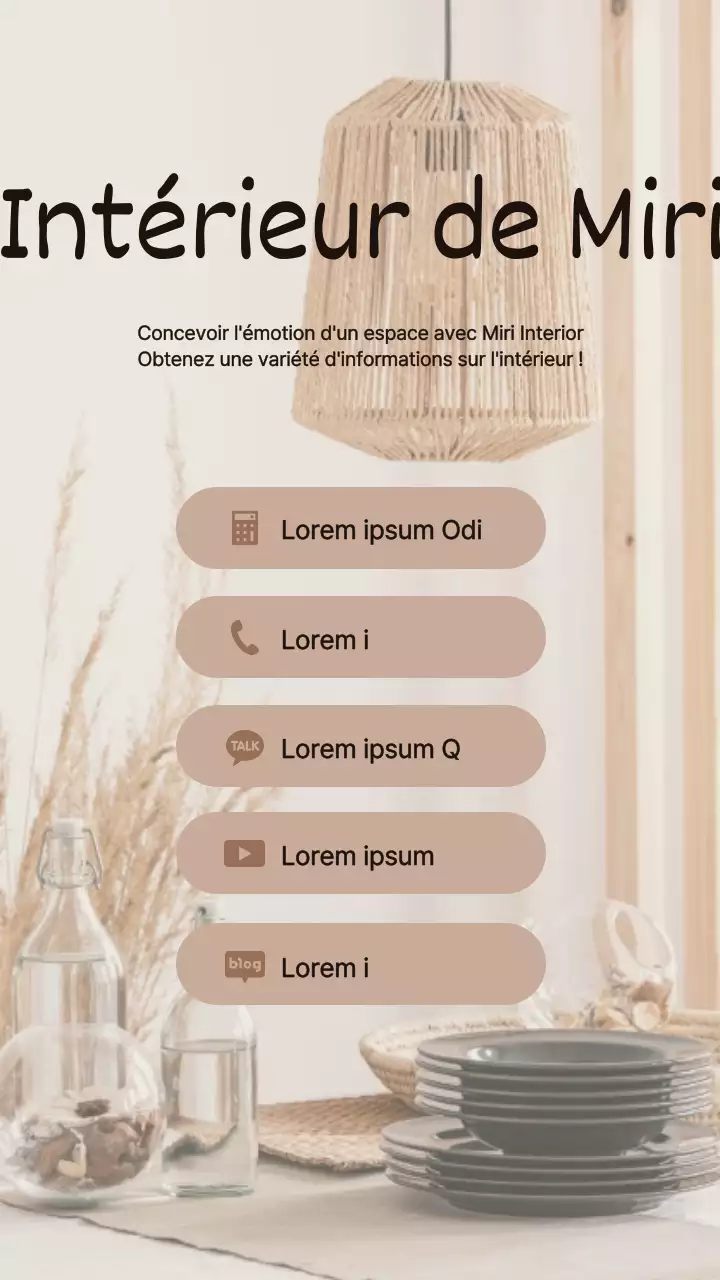 Entreprise d'intérieurs bruns, modernes et naturels sur LinkedIn