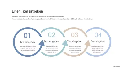 Eine einfache Konzept-Agenda in Pastellfarben