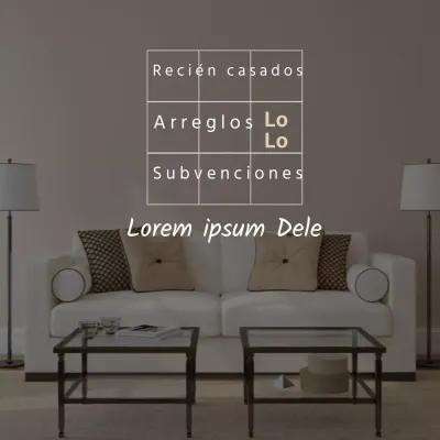 Ayudas públicas para una casa de recién casados beige y ordenada