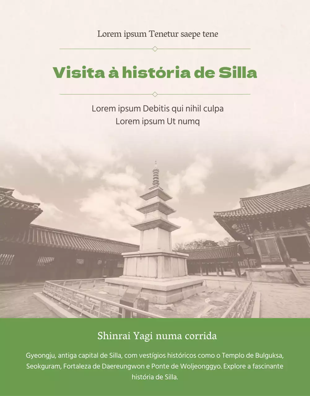 Shilla History Tour Dia do Cidadão de Gyeongju 8 de junho Gyeongju History Walks Coreia Destinos de viagem Património Mundial da UNESCO Viagens