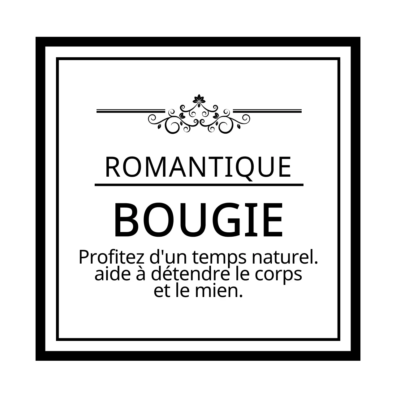 Bougie ROMANTIQUE