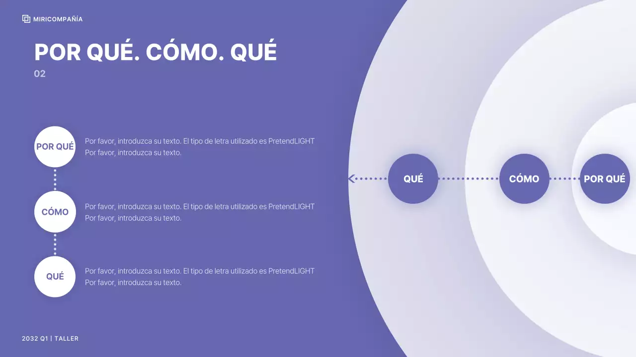 Taller de empresa con un esquema cromático limpio en colores berry ferry