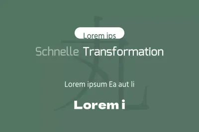 Schnelle Transformation