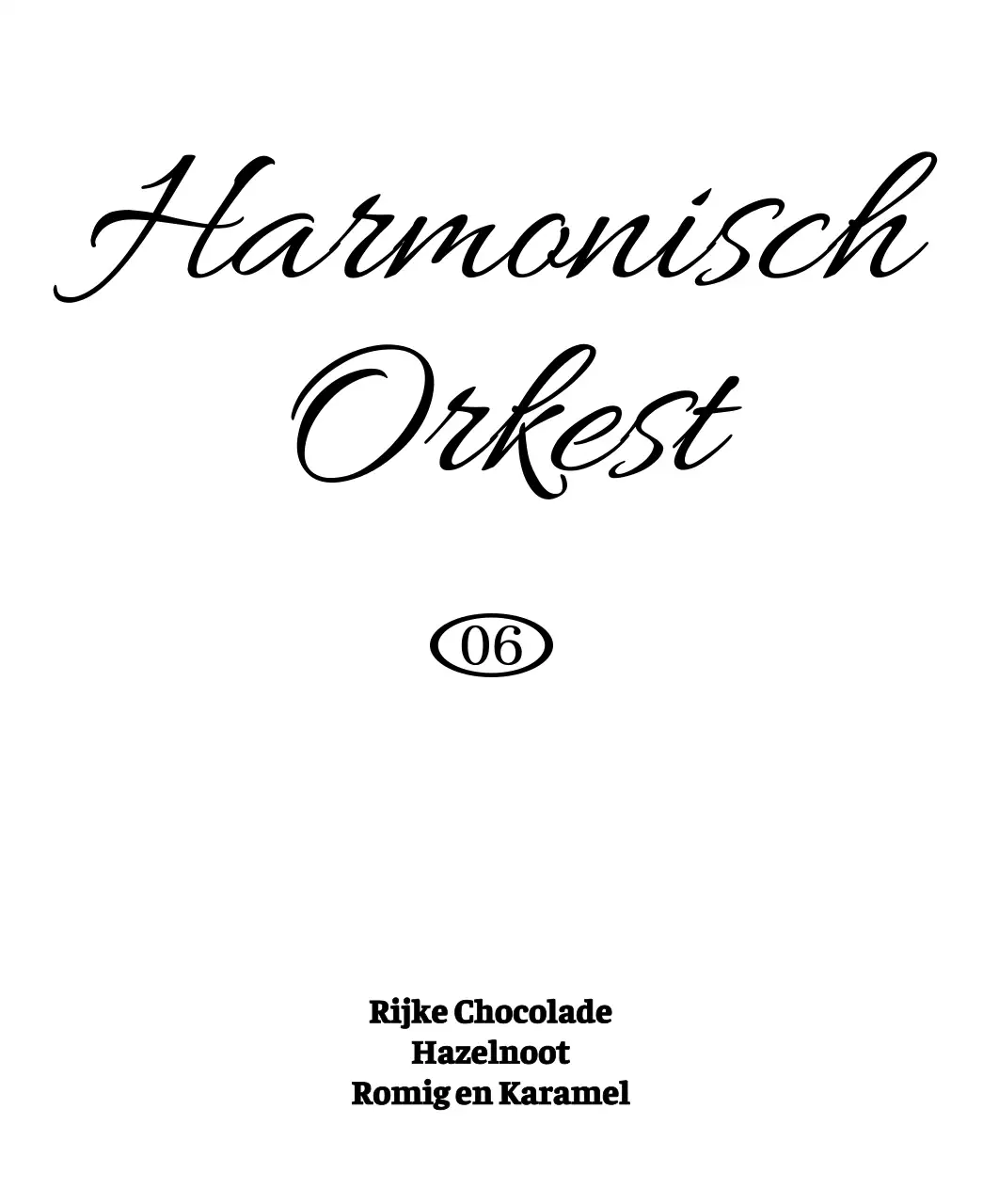 Cafe druppelkoffie met zwarte cursieve accenten