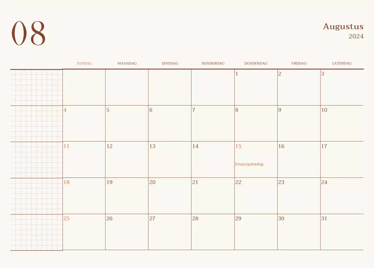 Emotionele fotolay-out voor café in beige en bruin