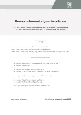Instructions pour le remplacement des autocollants kaki et gris pour véhicules