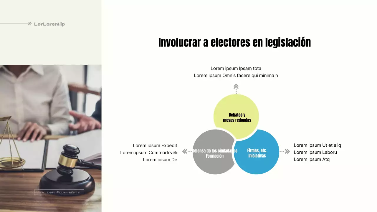 Una propuesta sencilla, en azul claro y amarillo, para un código municipal participativo