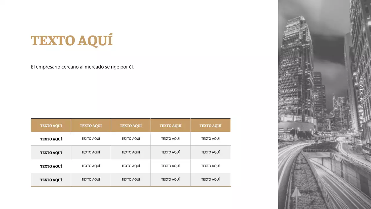 Presentaciones comerciales