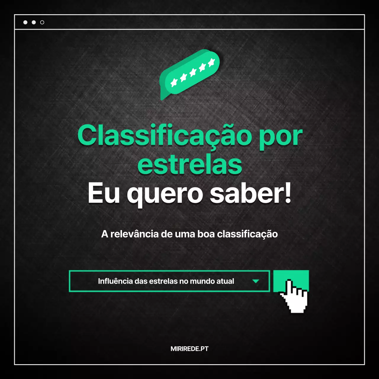 Cartão estrelado turquesa e pretonotícias