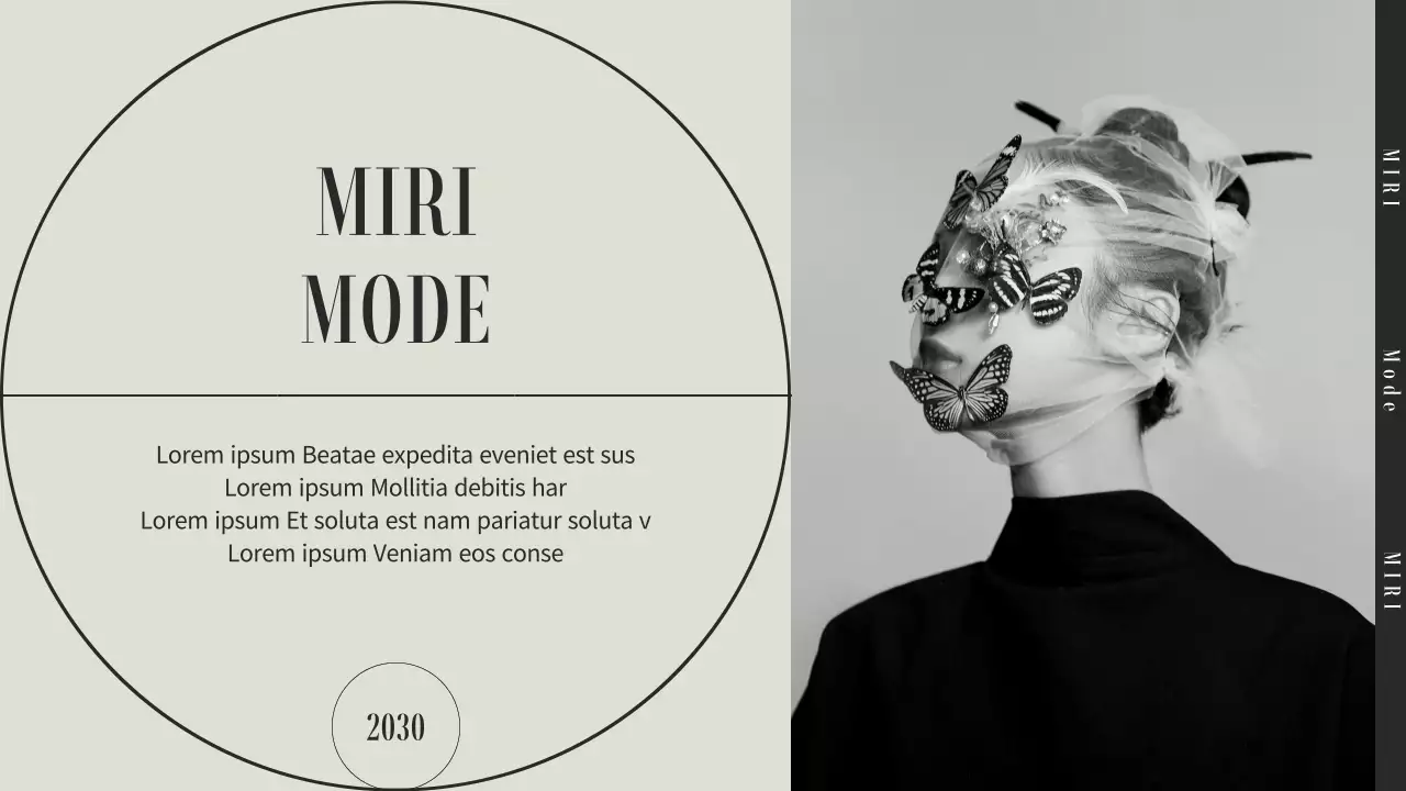 Beige und graue Modeunternehmen Beschäftigungsstrategie Mentoring Sondervortragsthema (Präsentation)