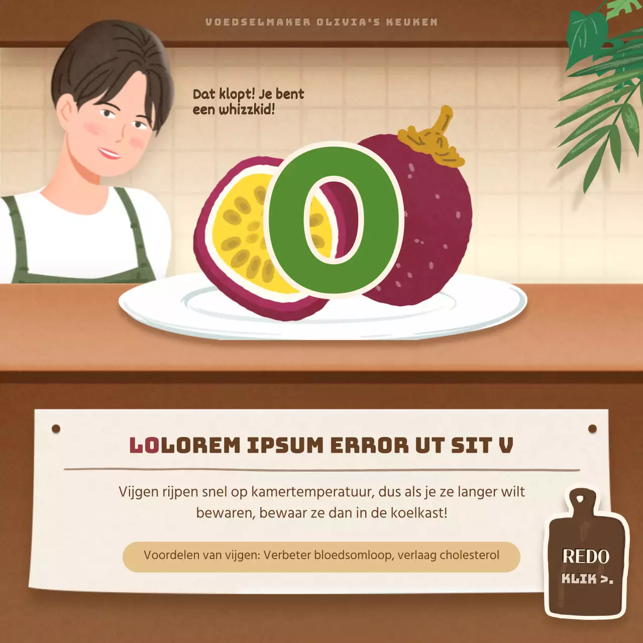 Quiz over het bruine, emotionele illustratieconcept van overkill