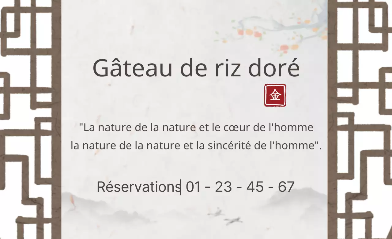 Gâteau de riz doré