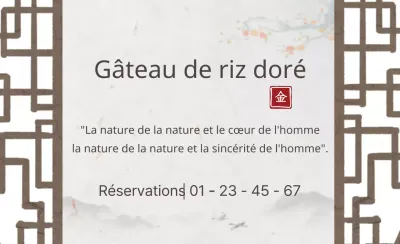 Gâteau de riz doré