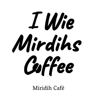 Schwarzer, emotionaler und sauberer Text im Layout-Stil Cafe