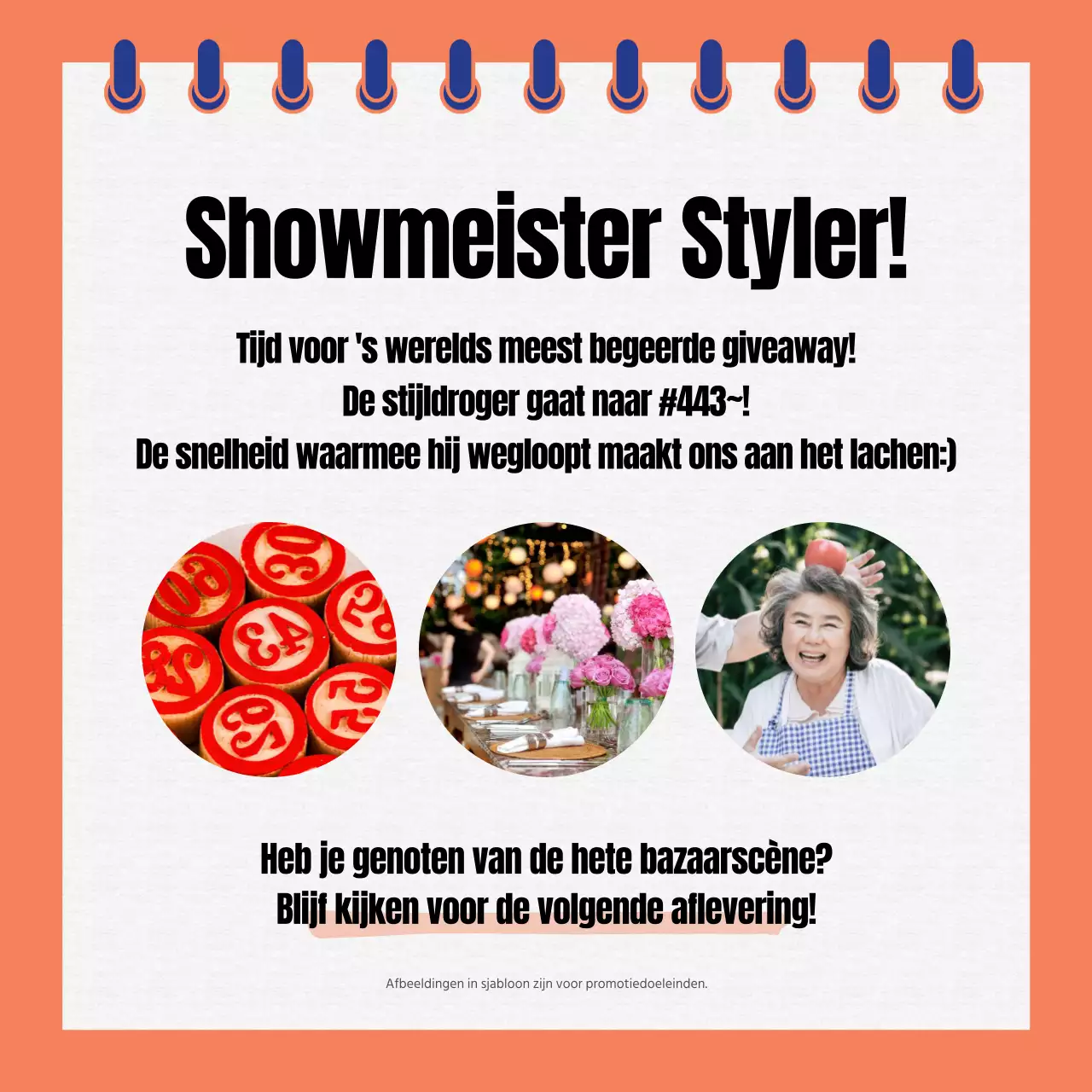 Oranje en blauw evenement bazaar verslag