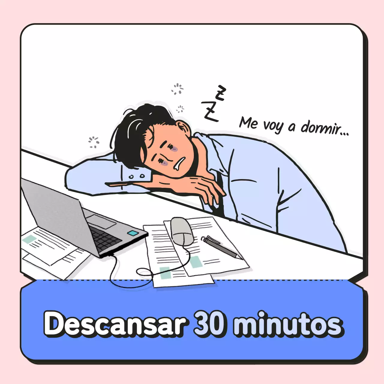 Concepto de cupón de oficinista rosa y menta