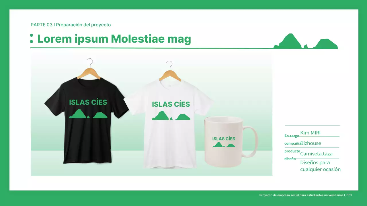 Lanzamiento de proyecto de financiación de startups en blanco y verde