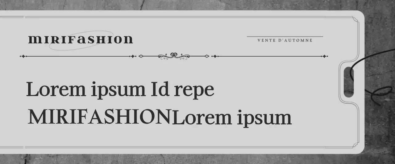 Vêtements de luxe en jean gris et noir, concept de vêtements en vente