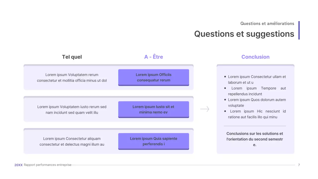 Kit de présentation d'entreprise violet, concept UI tridimensionnel