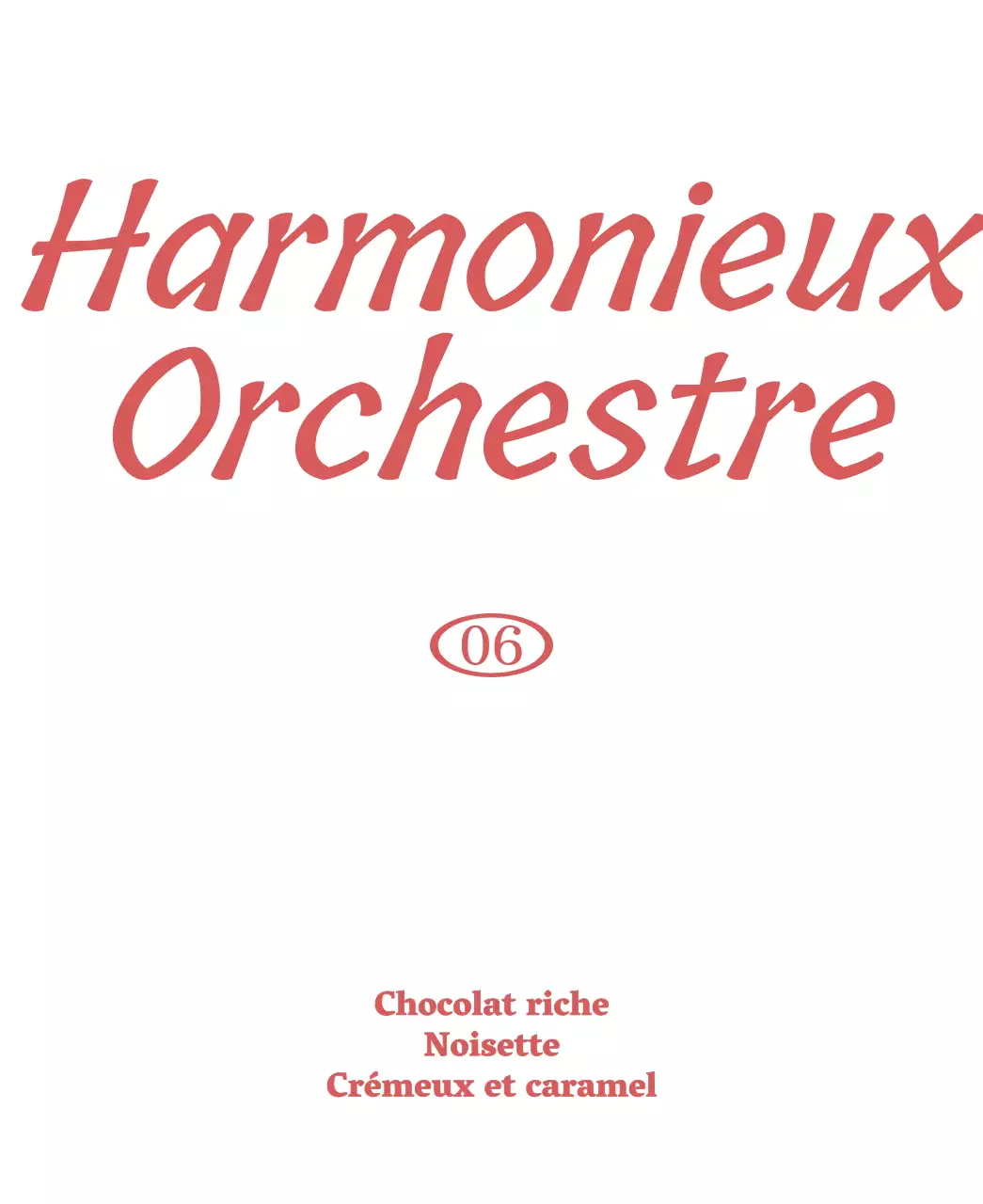 Café au goutte-à-goutte avec accents cursifs rouges et blancs