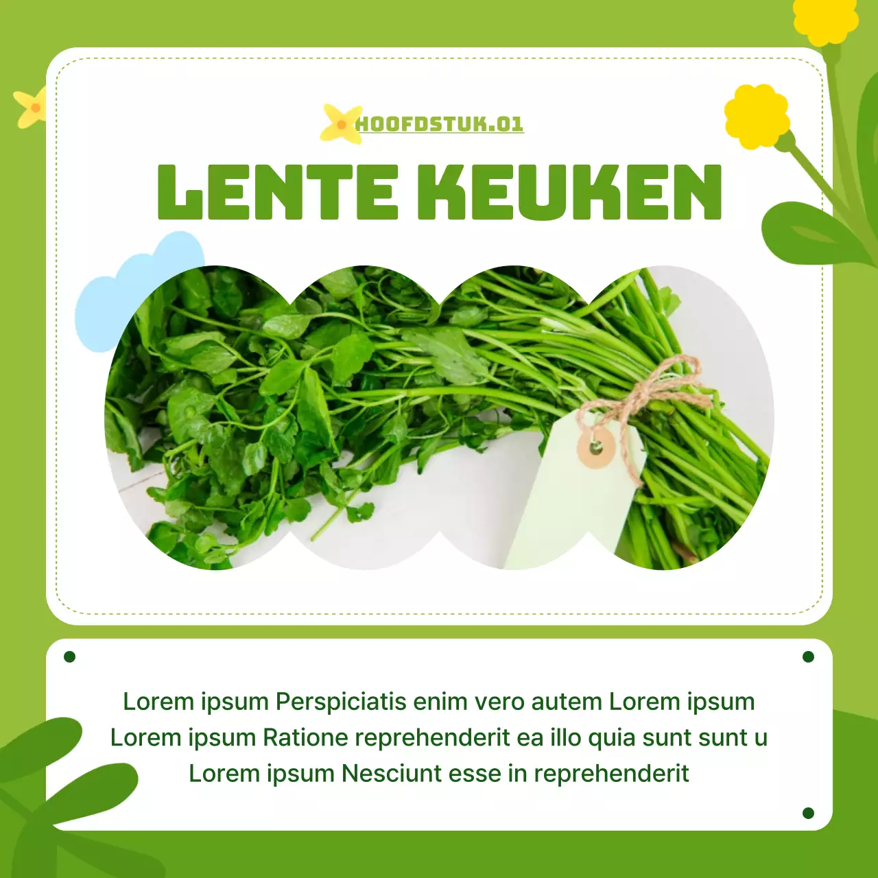 Heldere lentebloemen in chartreuse en roze