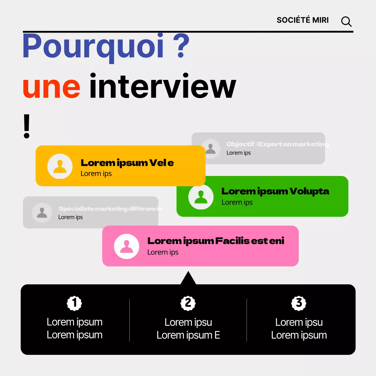 Des salons de l'emploi en ligne avec des concepts colorés et mignons