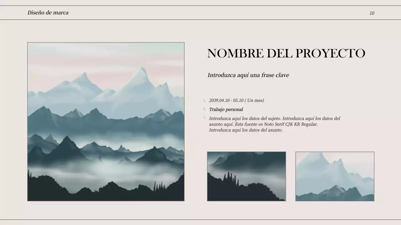 Cartera conceptual de líneas limpias en blanco roto y negro