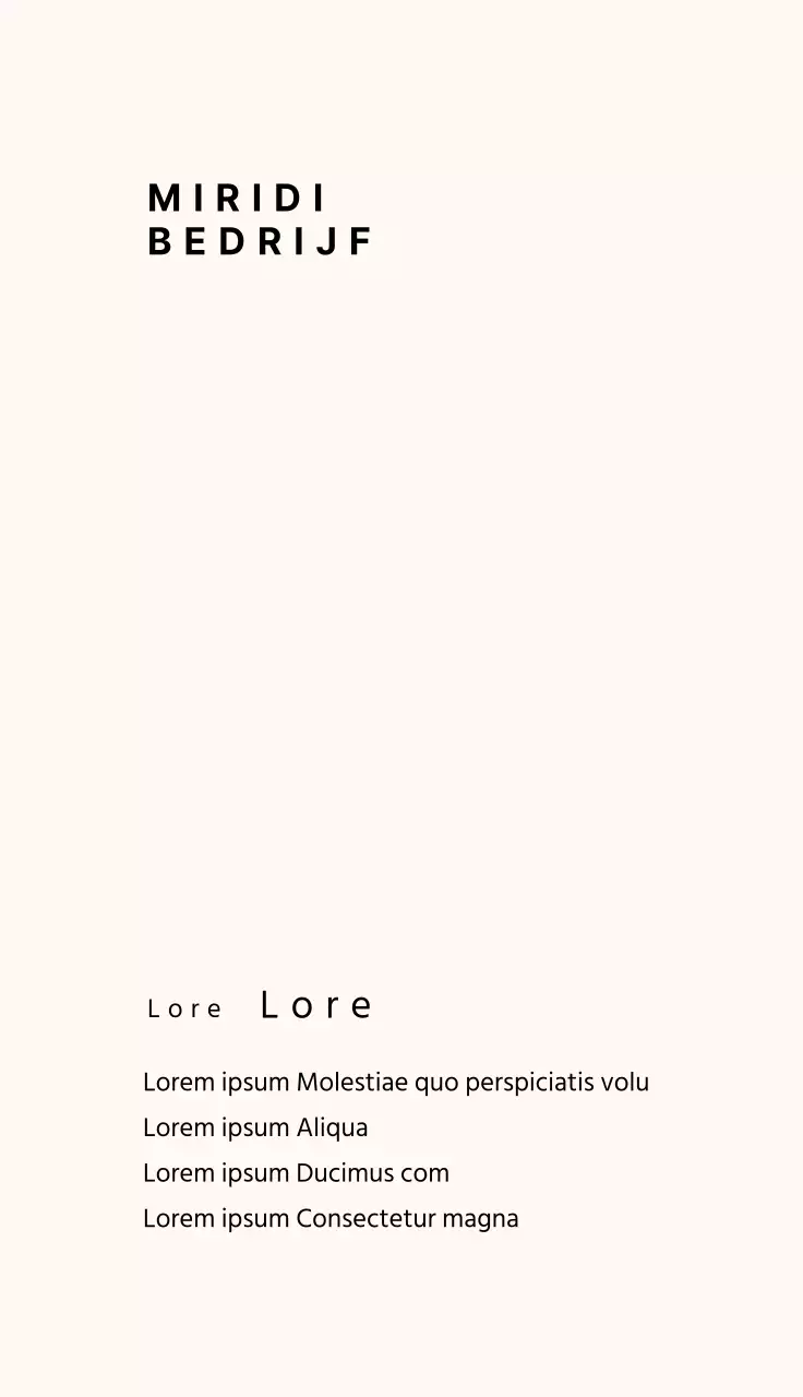 Pastel geometrisch bedrijf