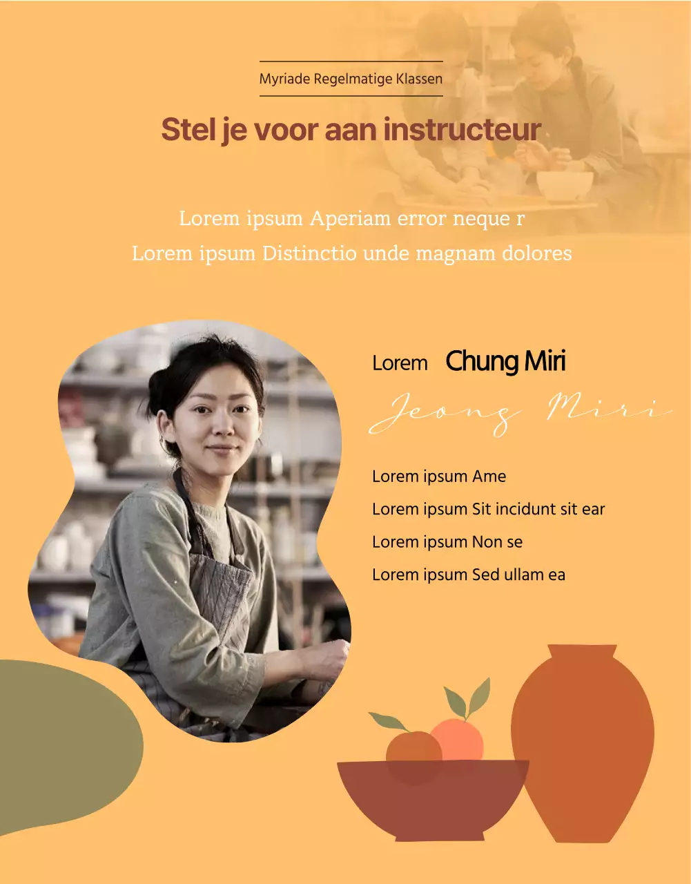 Illustratiegerichte Emotionele Keramieklessen voor Heling in het Hart van de Stad Miri Keramiek Studio Reguliere Lessen Volwassenen Hobbyklassen Privélessen Groepslessen 1:1 Lessen Keramiek Reguliere Lessen