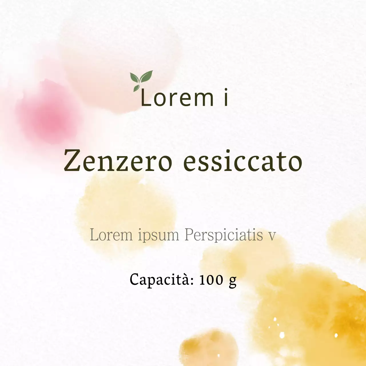 Zenzero essiccato