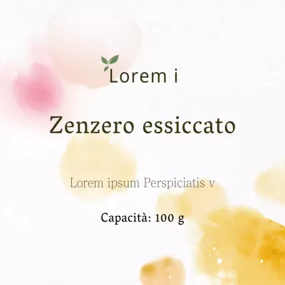 Zenzero essiccato