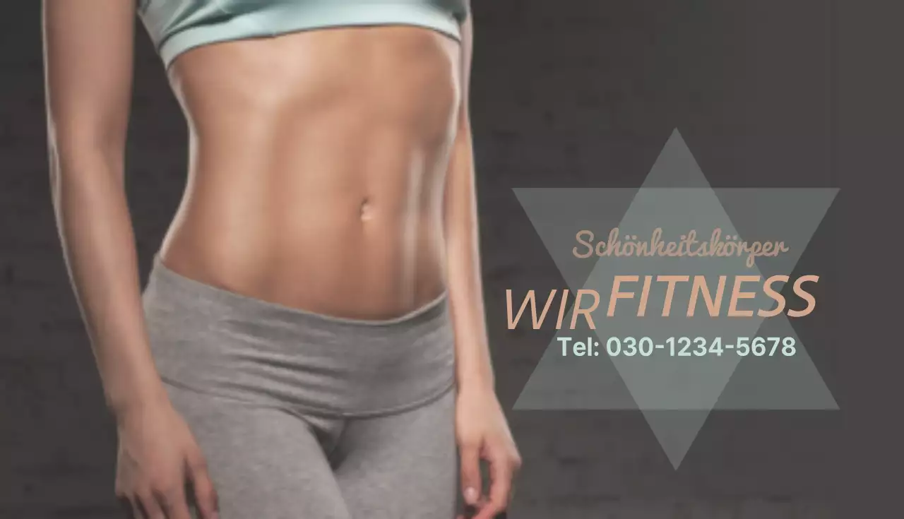 Fitness-Trainer-Visitenkarte