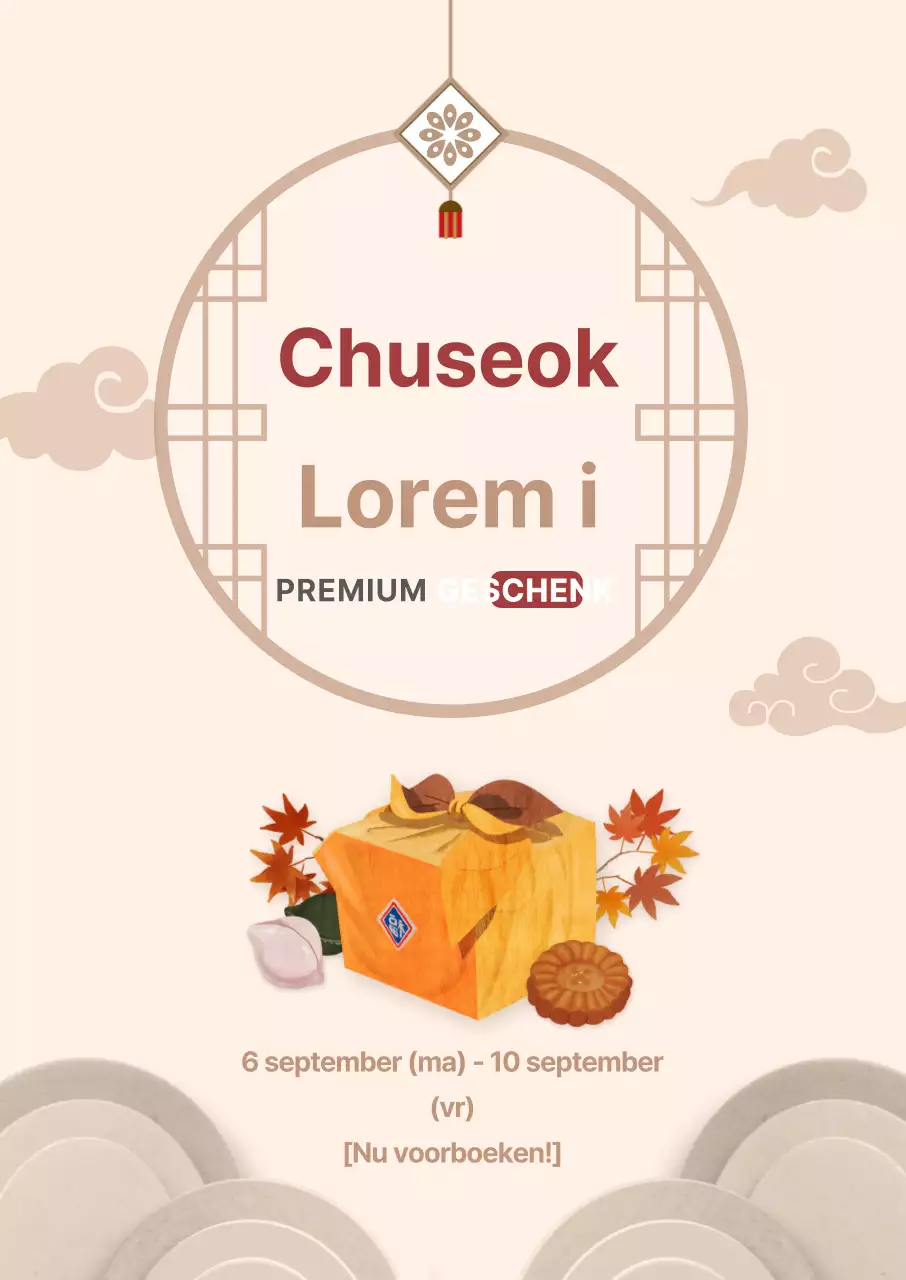 Poster voor een traditioneel Chinees nieuwjaarsgeschenk