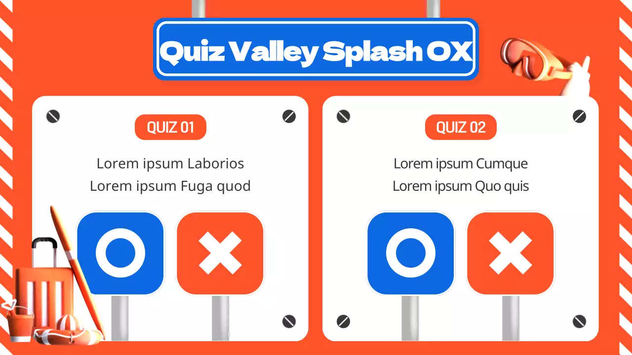 Un guide orange et bleu pour la sécurité aquatique en été