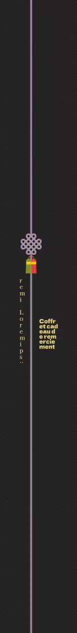 Coffret traditionnel noir pour Thanksgiving