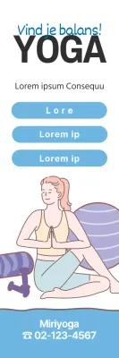 Sky Blue Vrouwen Yogaschool