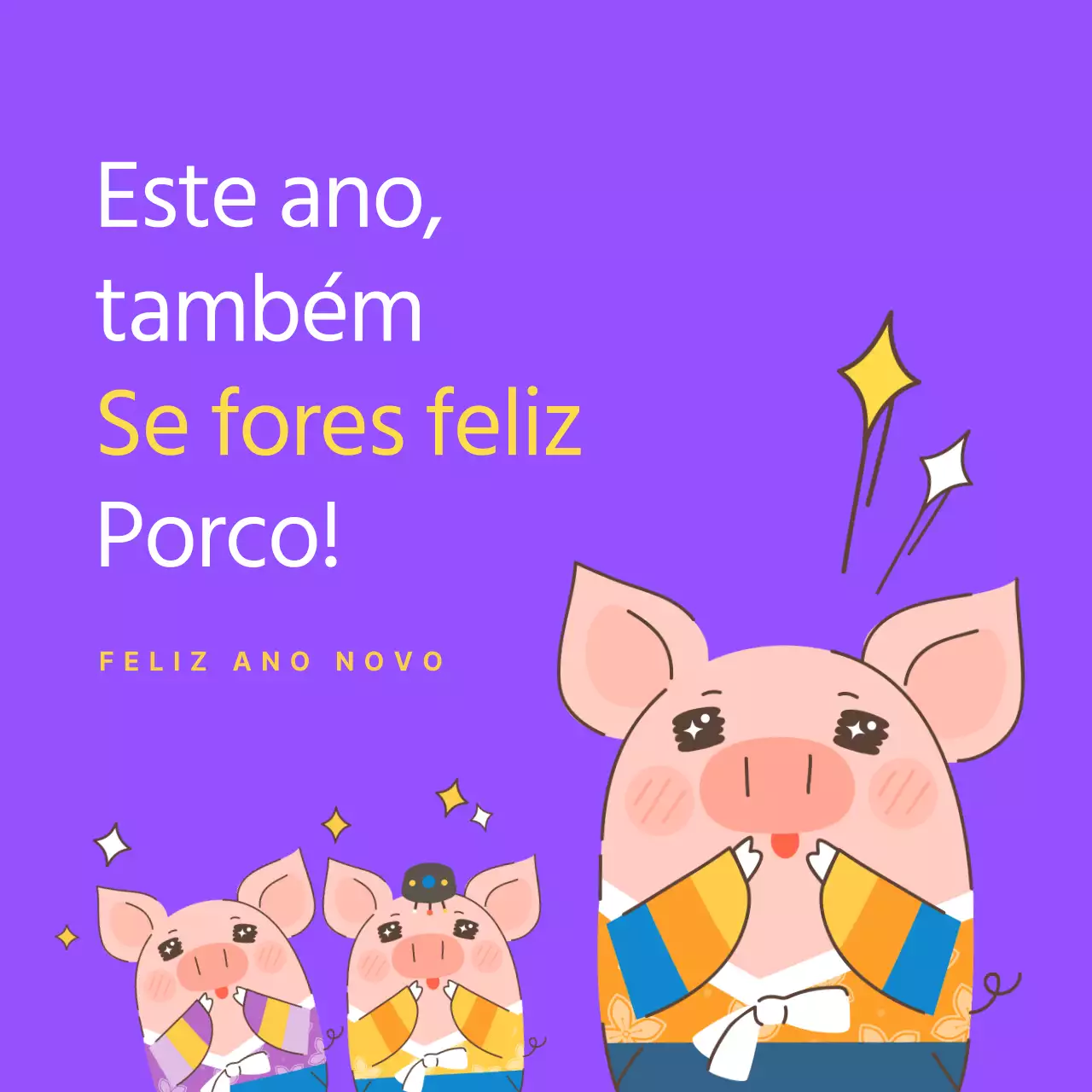 Saudações de Ano Novo