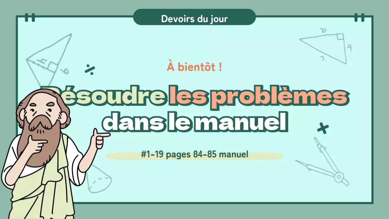 Présentations de classes aux couleurs pastel avec des personnages