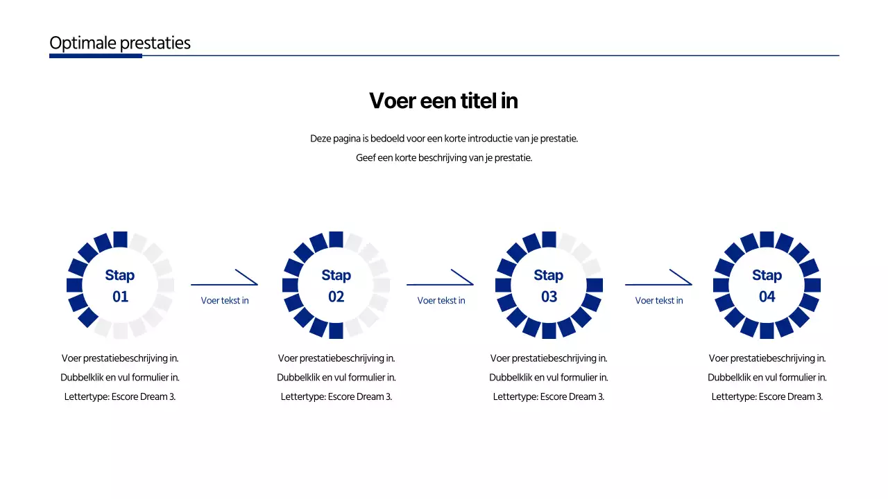 Minimalistische bedrijfsbrief