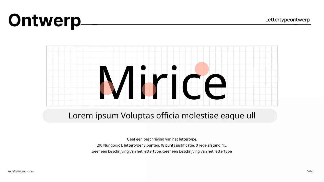 Eenvoudig ontwerp portfolio